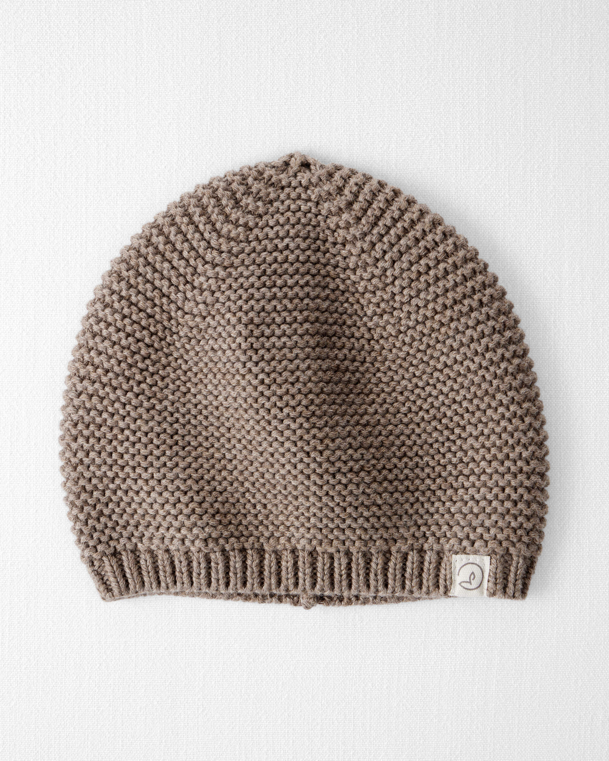 Little Planet Baby Girl Organic Cotton Sweater Knit Cap 12-24M Heather Brown 4$