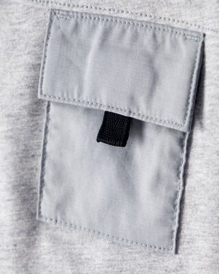 Product image 2 of Baby Boy Short-Sleeve Pocket Tee - Grey