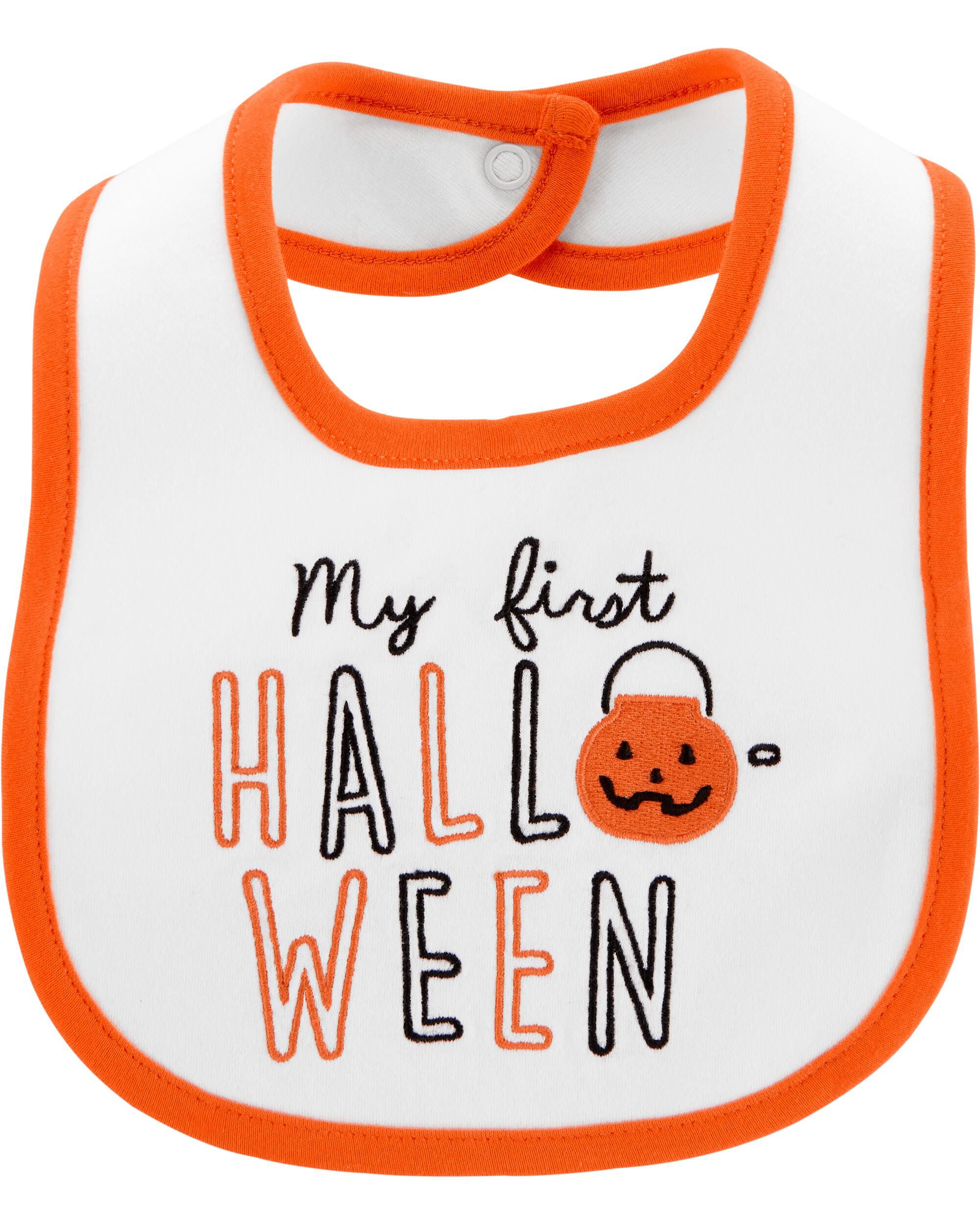 first halloween bib