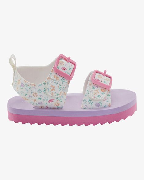  Product image 2 of Toddler Casual Floral Sandals - Pink/White