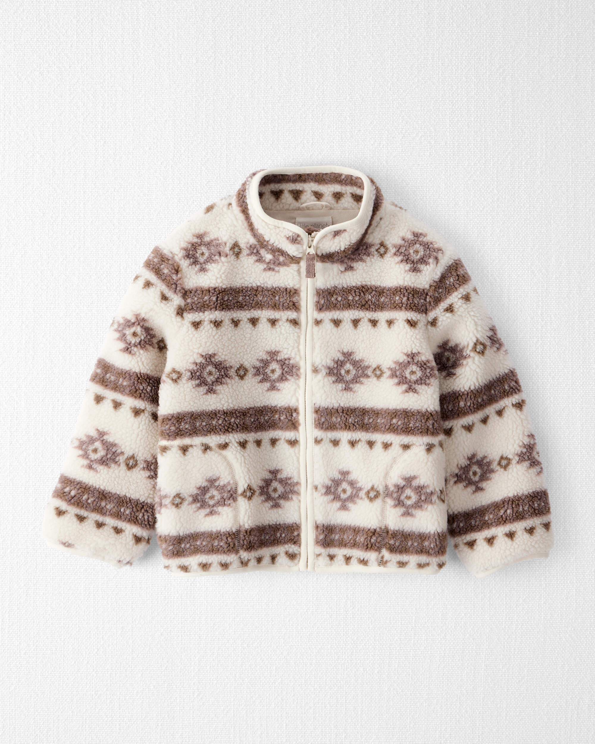 Toddler Recycled Southwestern Sherpa Jacket