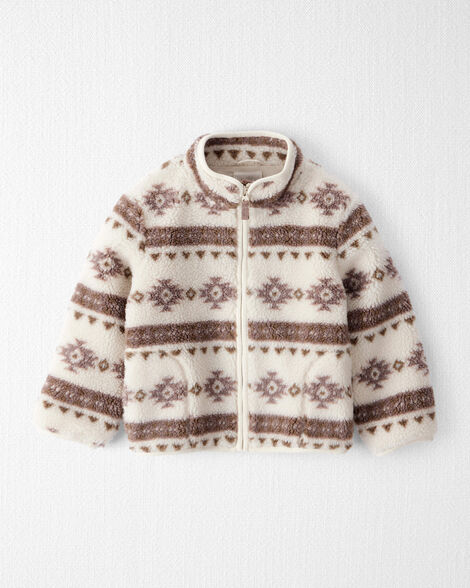 Toddler Recycled Southwestern Sherpa Jacket