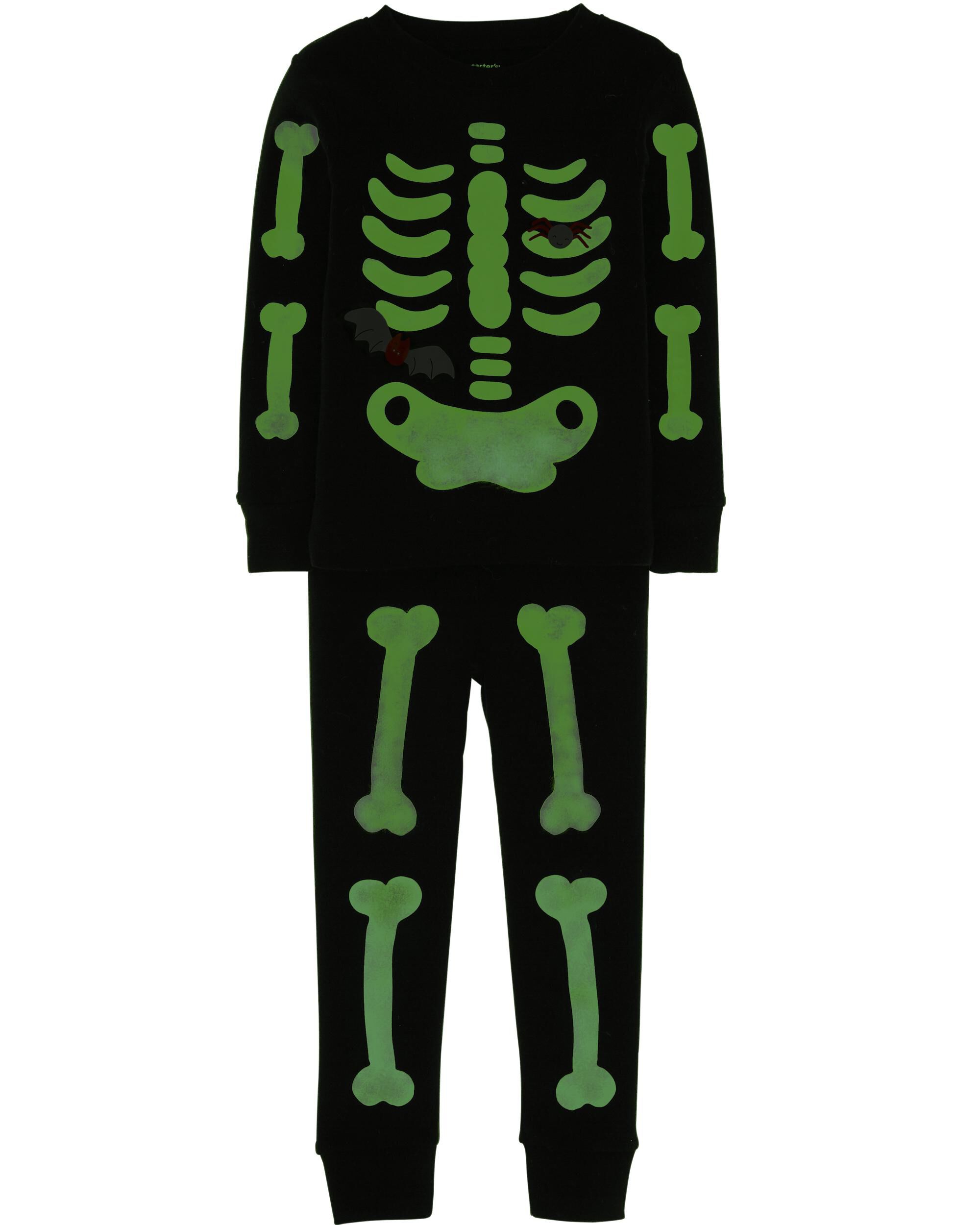 carters skeleton pjs