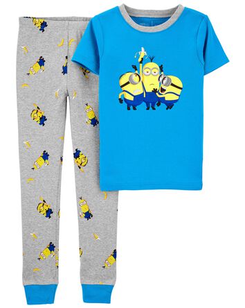 Kid 2-Piece Minions 100% Snug Fit Cotton Pajamas