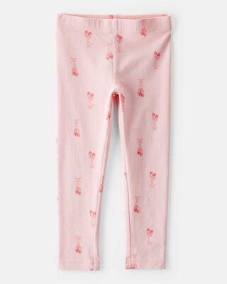 Product image 1 of Toddler Girl Cotton Ballerina Stretch Leggings - Pink