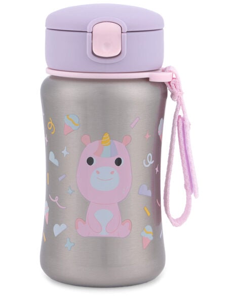 Besties Squad Stainless Steel Straw Bottle - Unicorn
