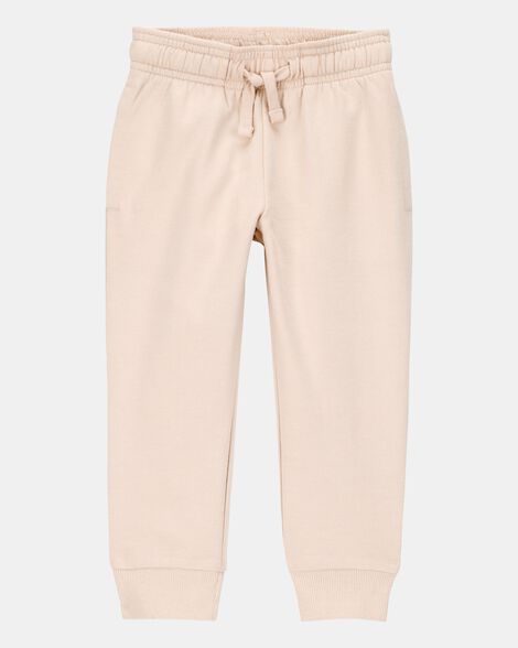 toddler boy pull-on drawstring joggers - khaki