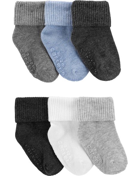 Baby foldover cuff socks