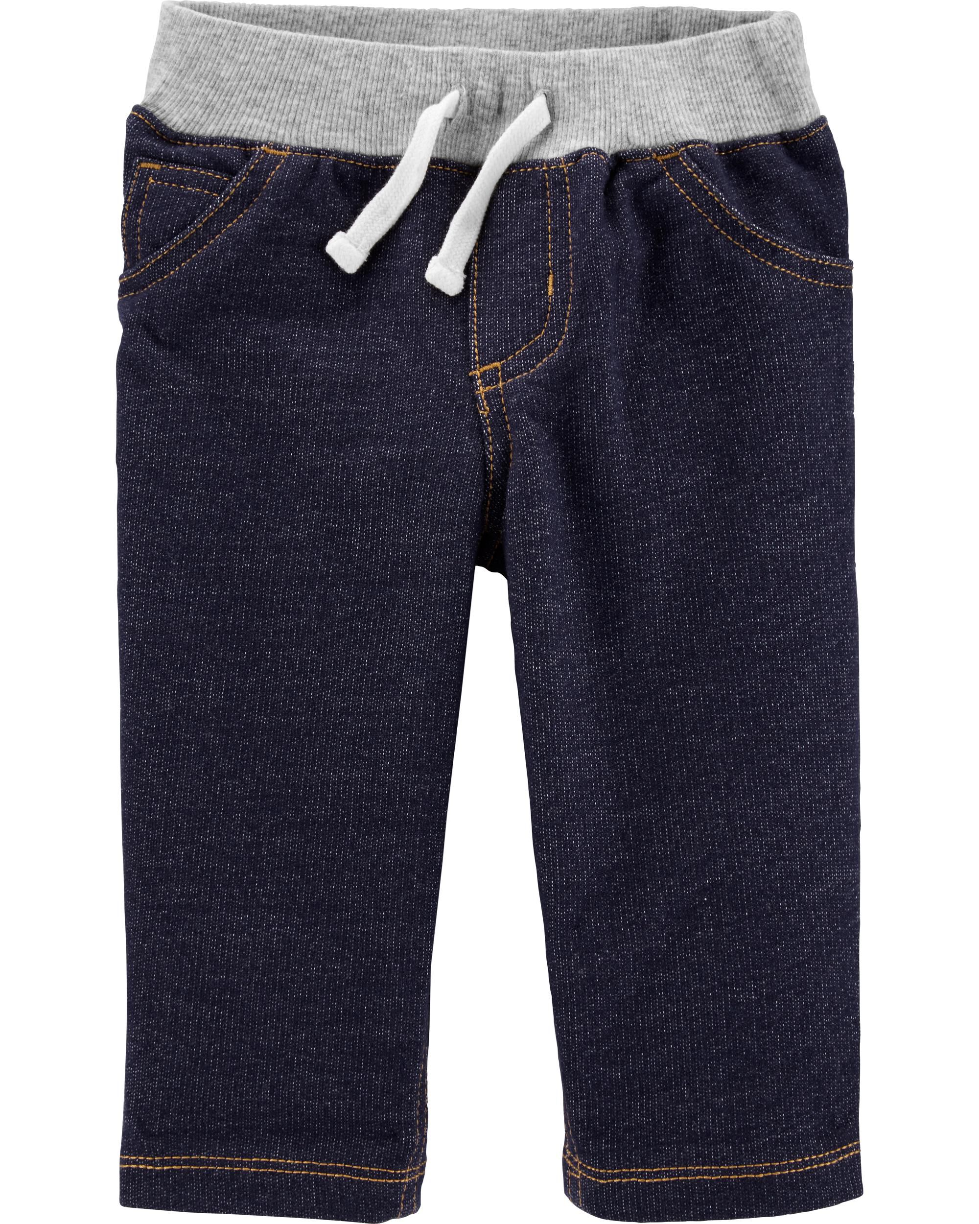 Carters pull on denim pants Clearance