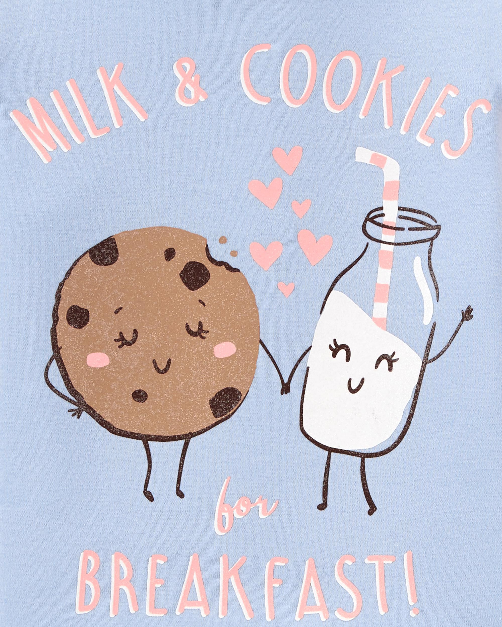 Baby 4 Piece Milk and Cookies Pajama Set Carter s Carter s