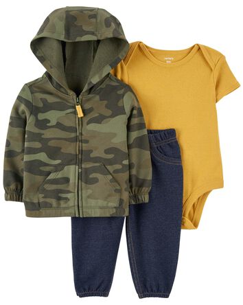 Baby 3-Piece Camo Outfit Set