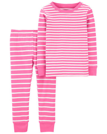 Baby 2-Piece Striped 100% Snug Fit Cotton Pajamas