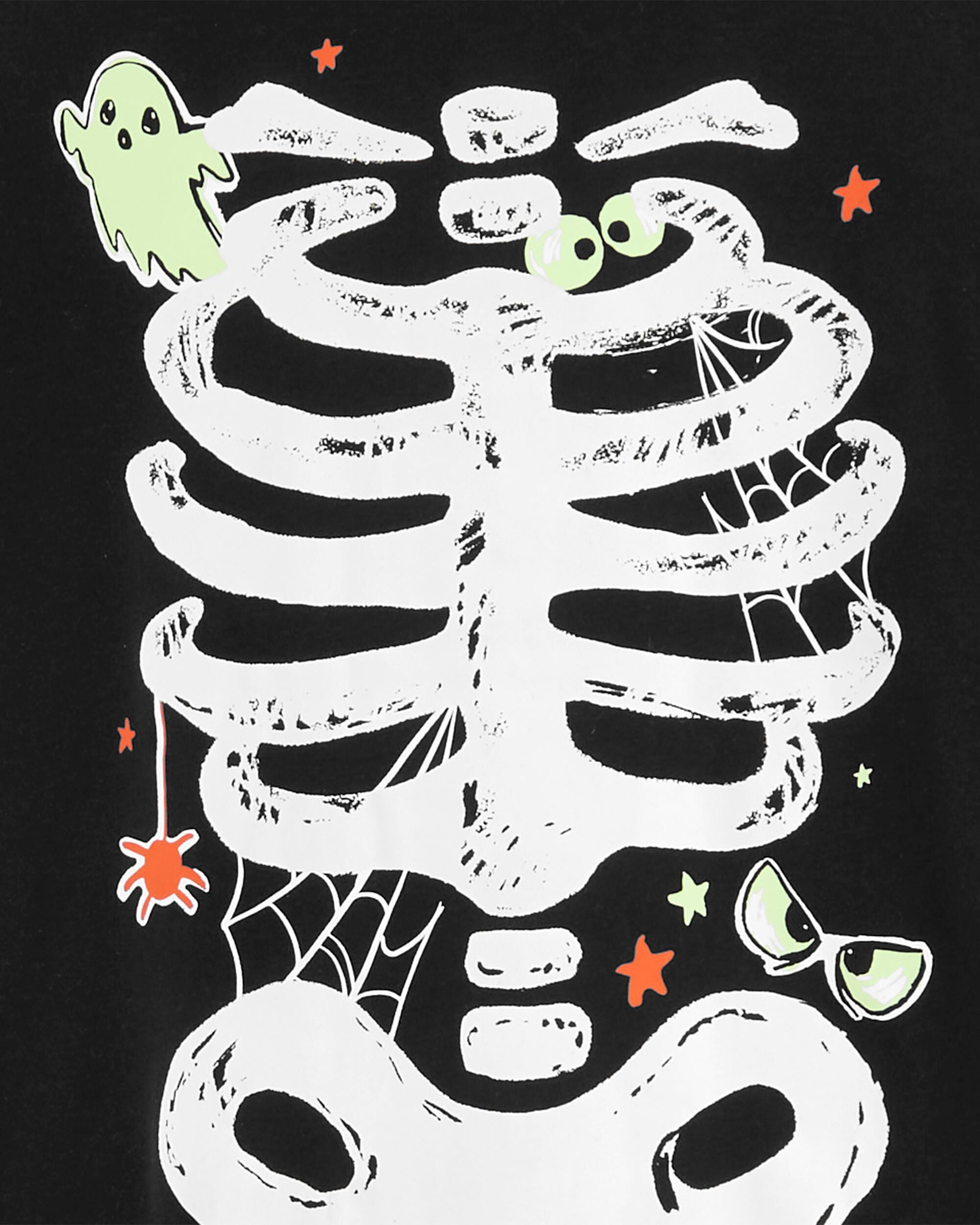 Adult 2 Piece Glow Halloween Skeleton 100 Cotton Pajamas Carter s Carter s