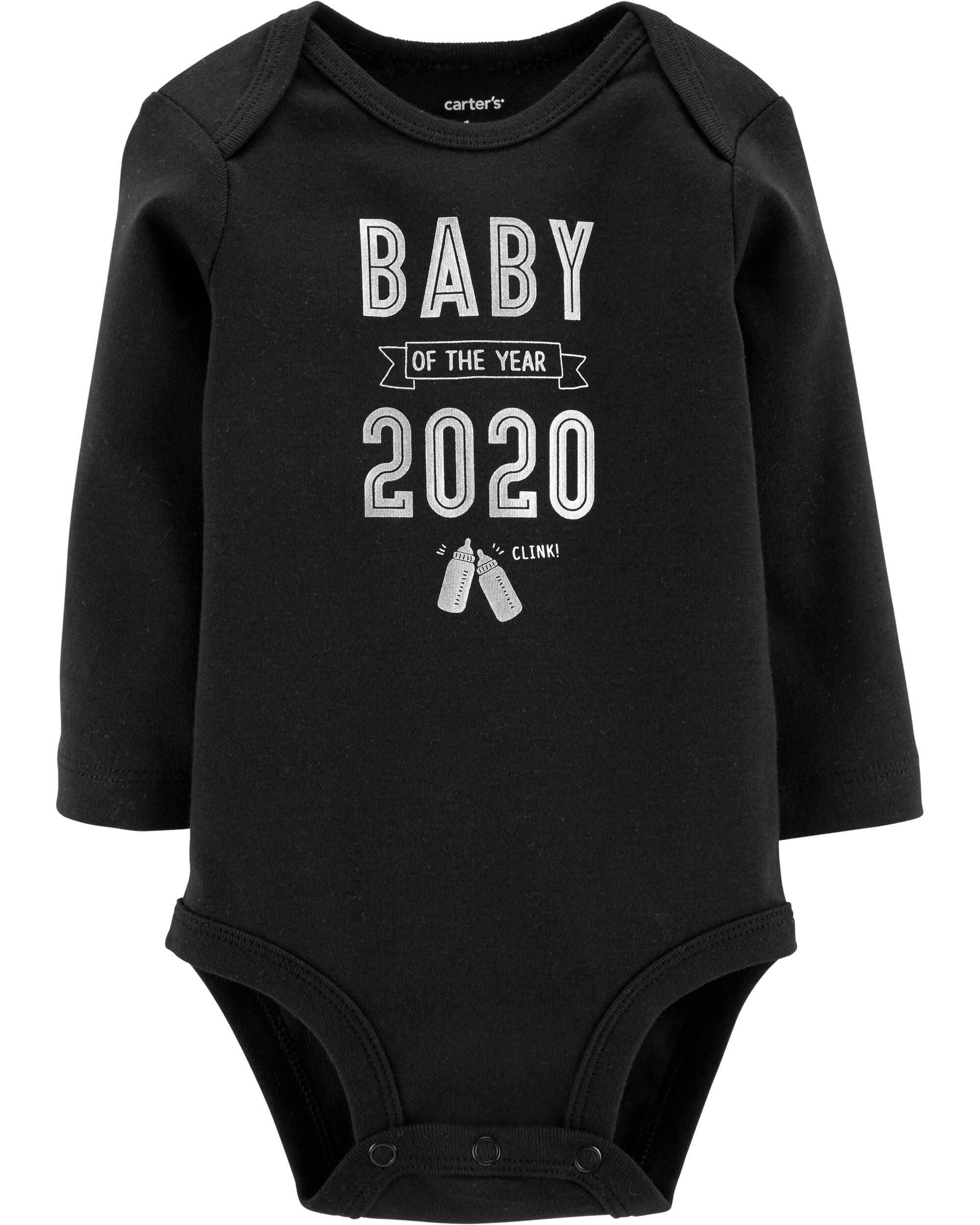 carter's black onesie
