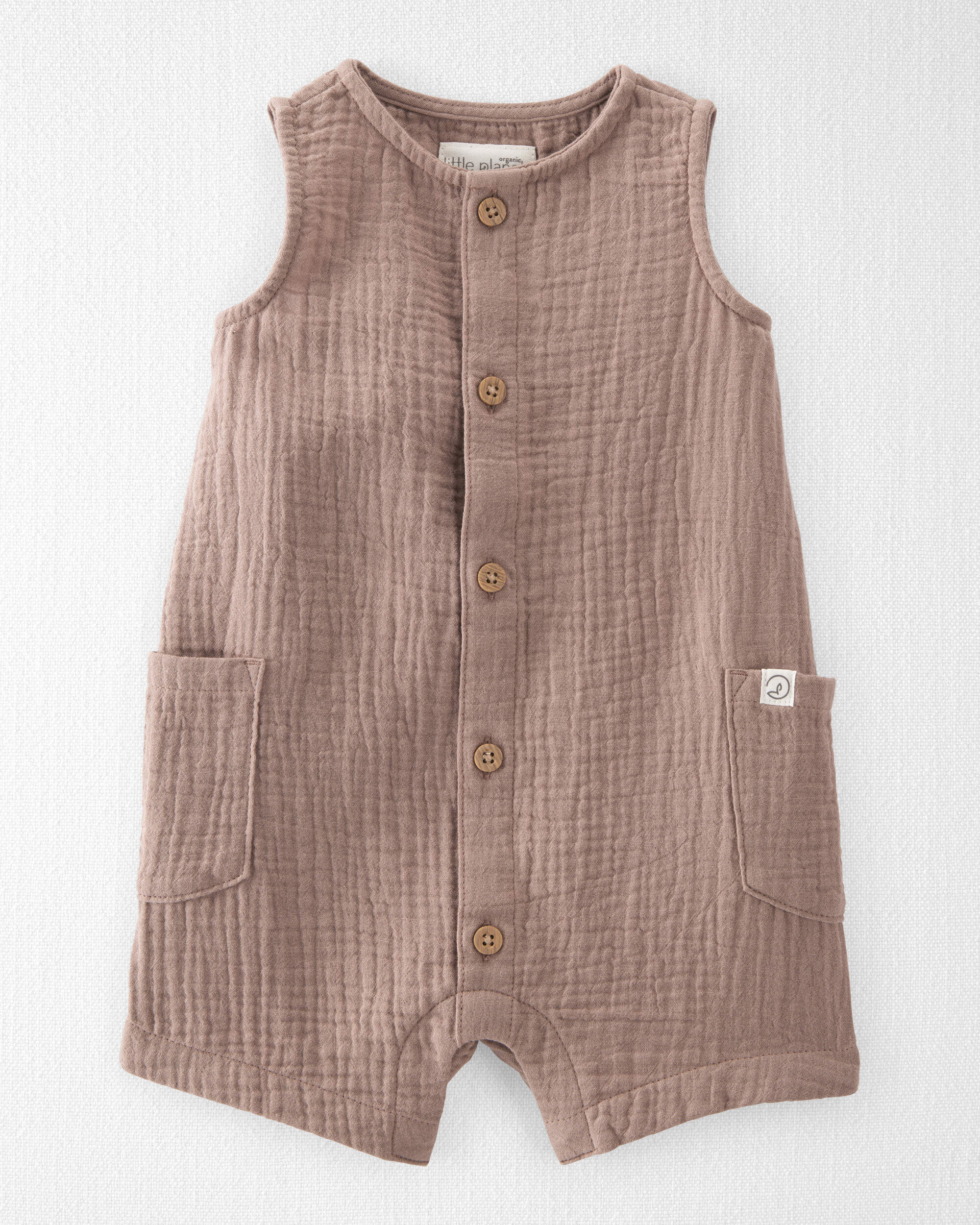 安い Organic Baby Cotton Carter's | Planet Little - Romper Gauze ロンパース・カバーオール