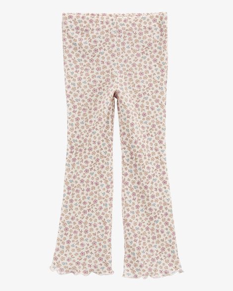  Product image 3 of Toddler Floral Thermal Flare Pants