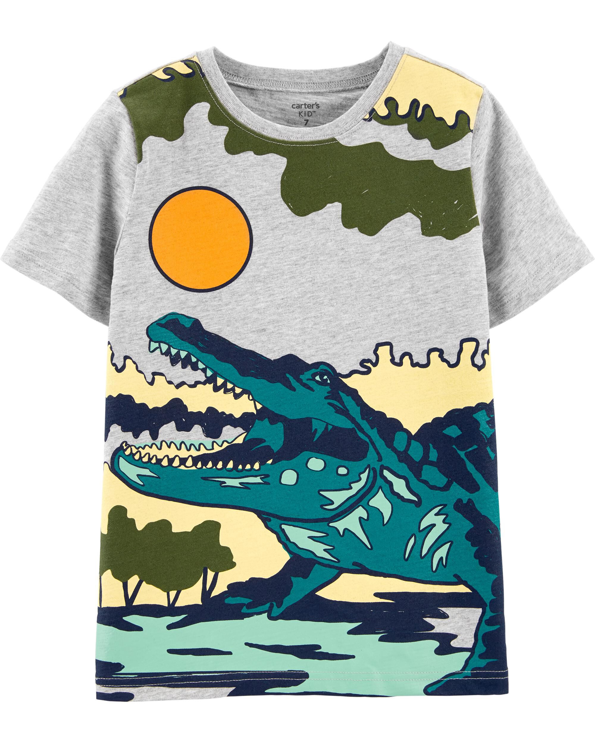 *CLEARANCE* Alligator Slub Jersey Tee