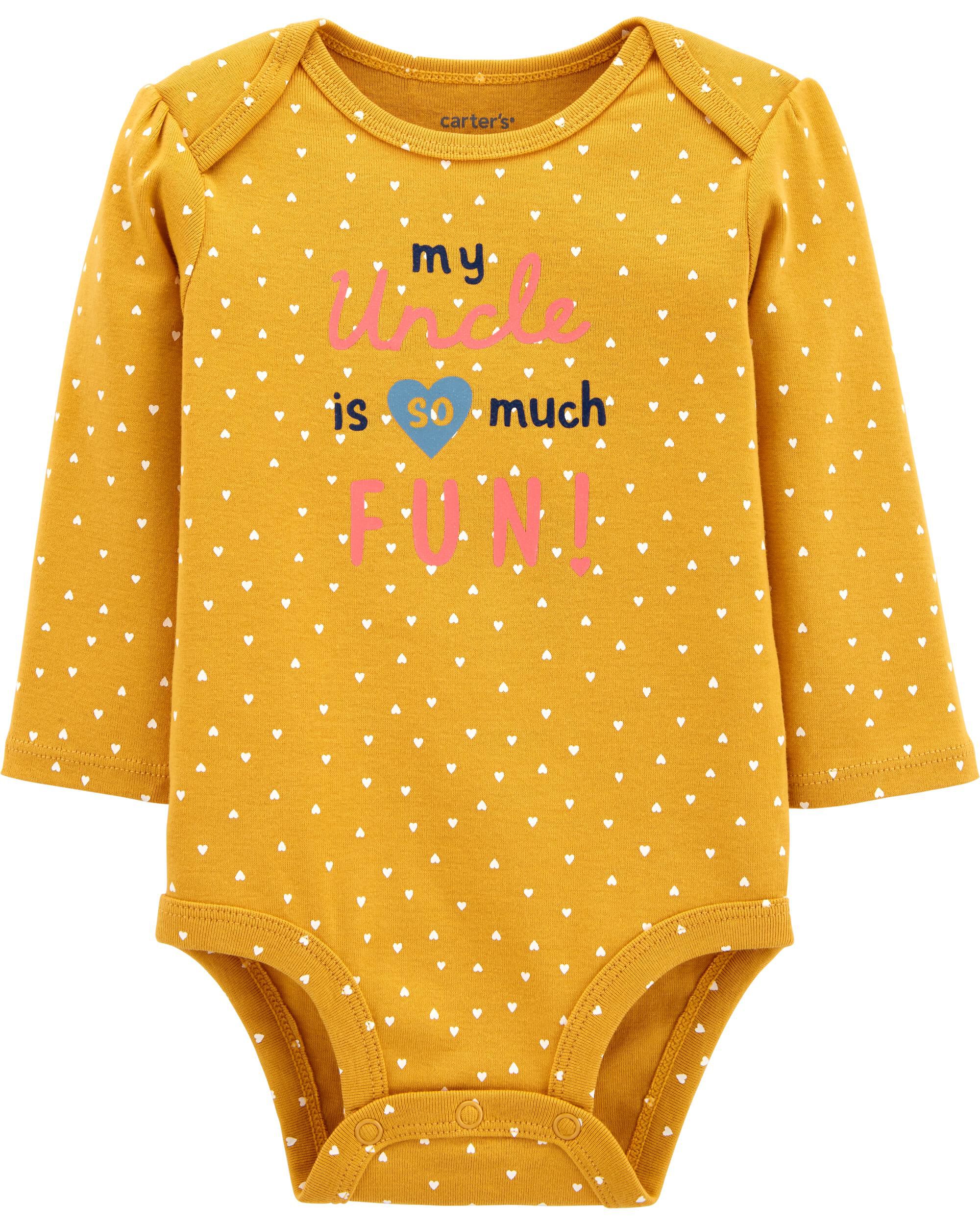 i love my uncle onesie carter's