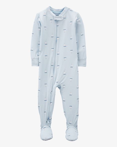  Product image 1 of Baby 1-Piece Sailboat PurelySoft Footie Pajamas