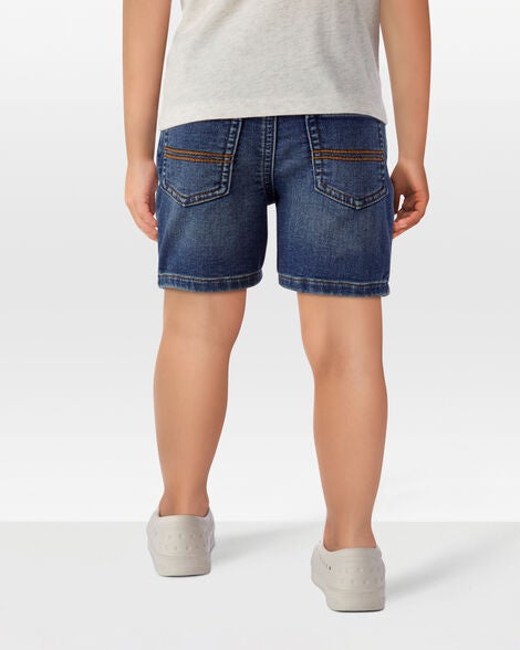  Product image 3 of Toddler Pull-On Denim Shorts - Navy