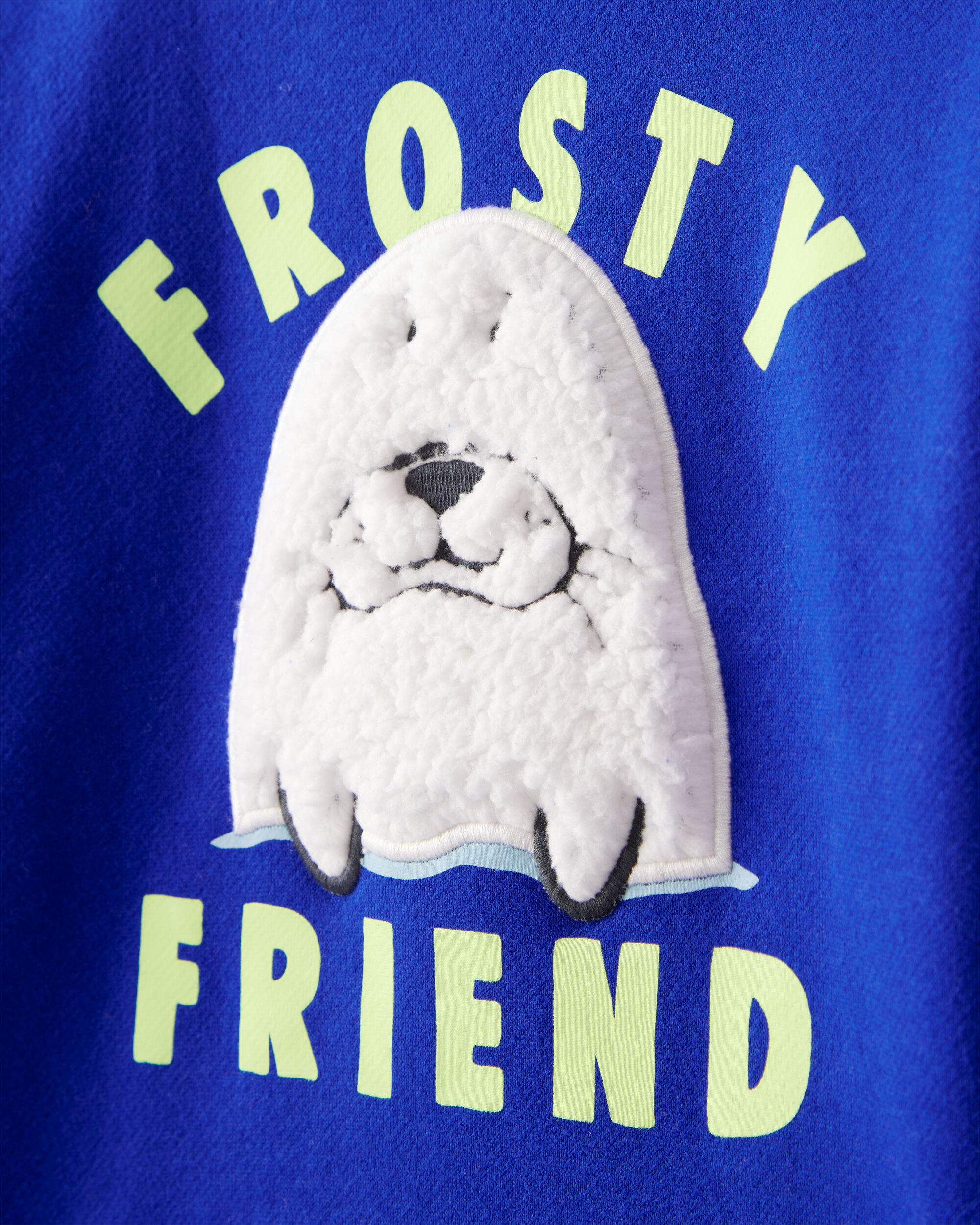 Toddler Boy DayDream Fleece Seal Pullover Sweatshirt - Blue