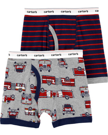2-Pack Cotton Boxer Briefs Underwear