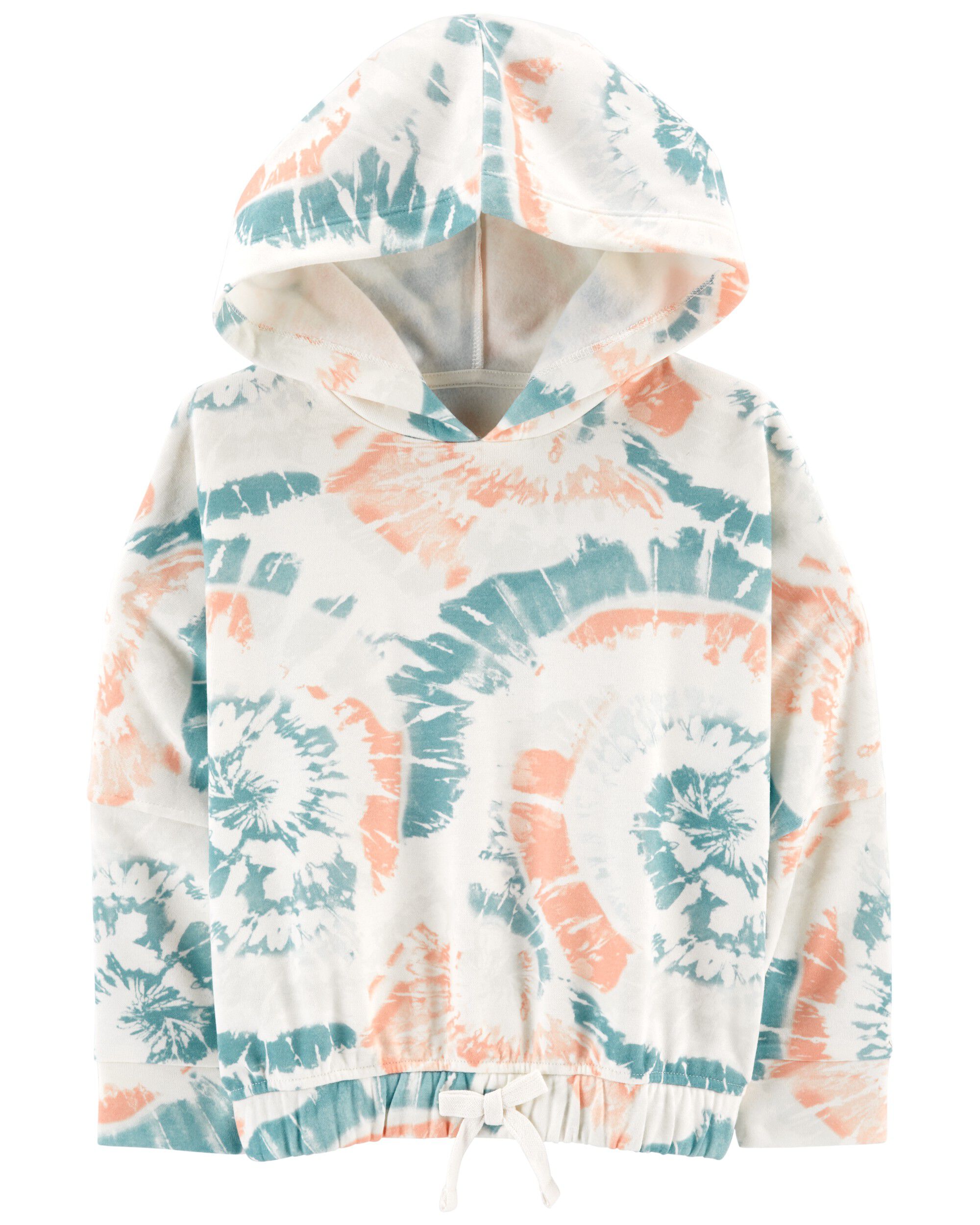 cropped fleece hoodie