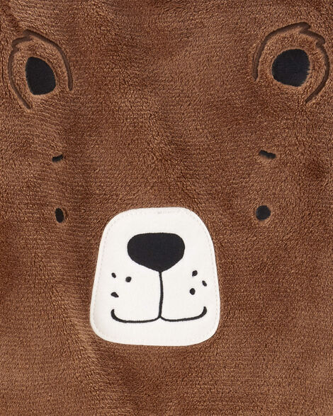  Product image 2 of Toddler 2-Piece Fuzzy Velboa Bear Pajamas