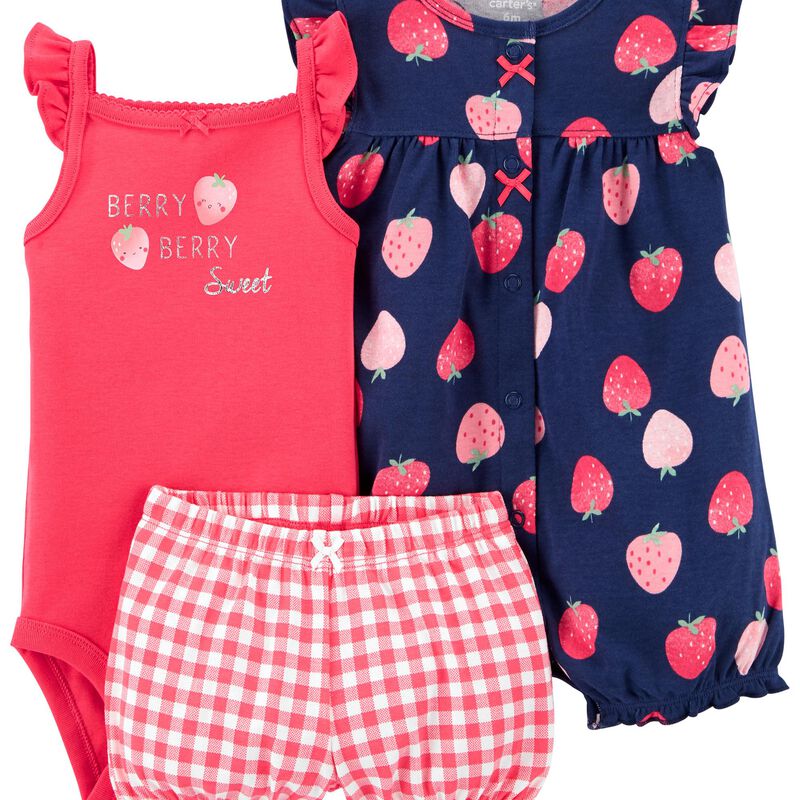 3-Piece Bodysuit & Romper Set | carters.com