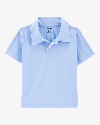 Product image 1 of Toddler Active Uniform Polo Shirt in Moisture Wicking BeCool™ Fabric - Blue