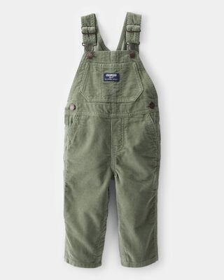 Product image 1 of Baby Solid Corduroy Overalls - Green