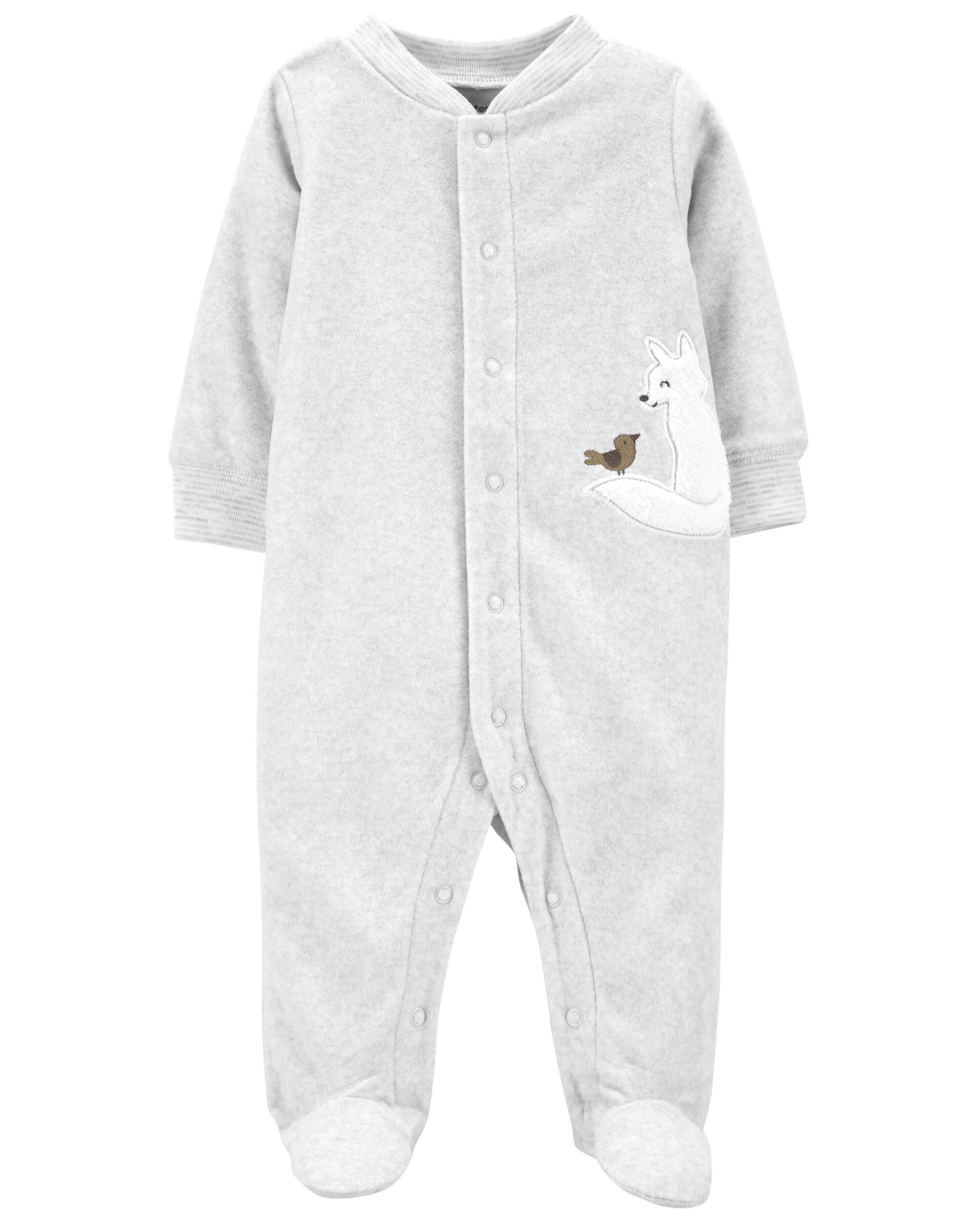 Fox Snap-Up Fleece Sleep & Play