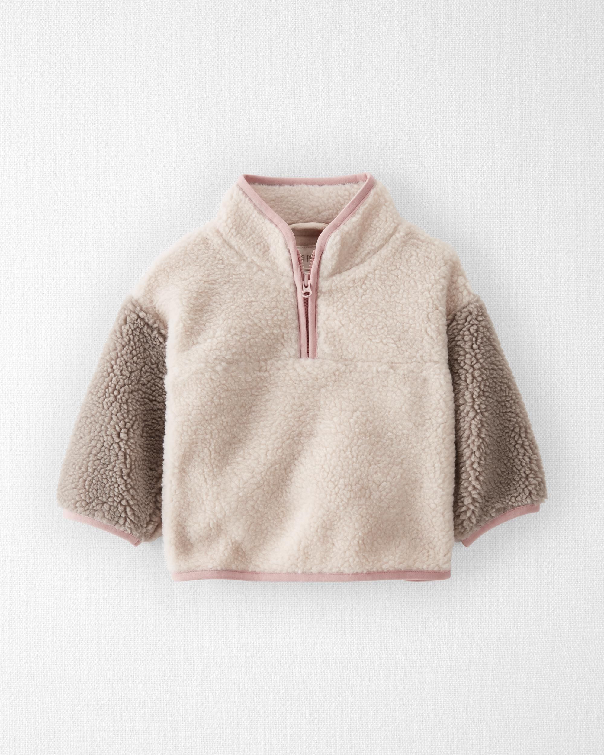 Baby Recycled Sherpa Quarter Zip Pullover Carter s Carter s