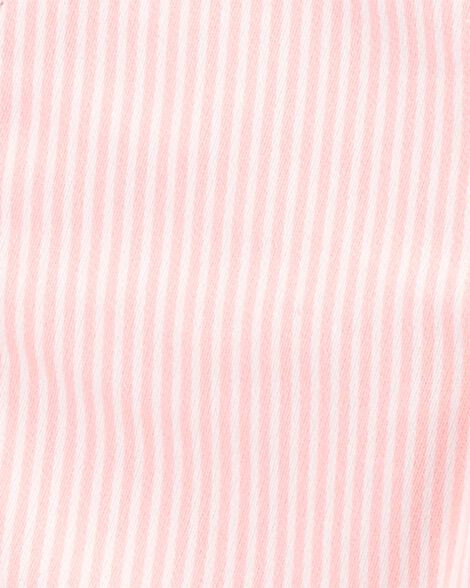 Product image 3 of Toddler Hickory Stripe Overalls - Pink