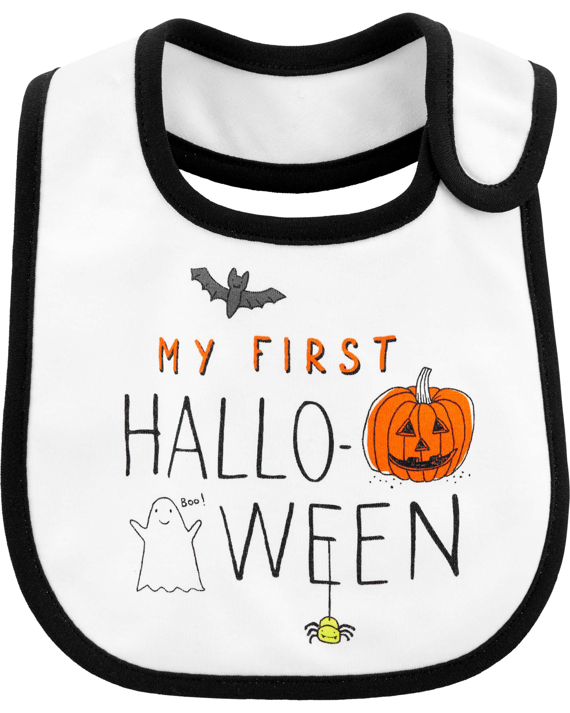 first halloween bib