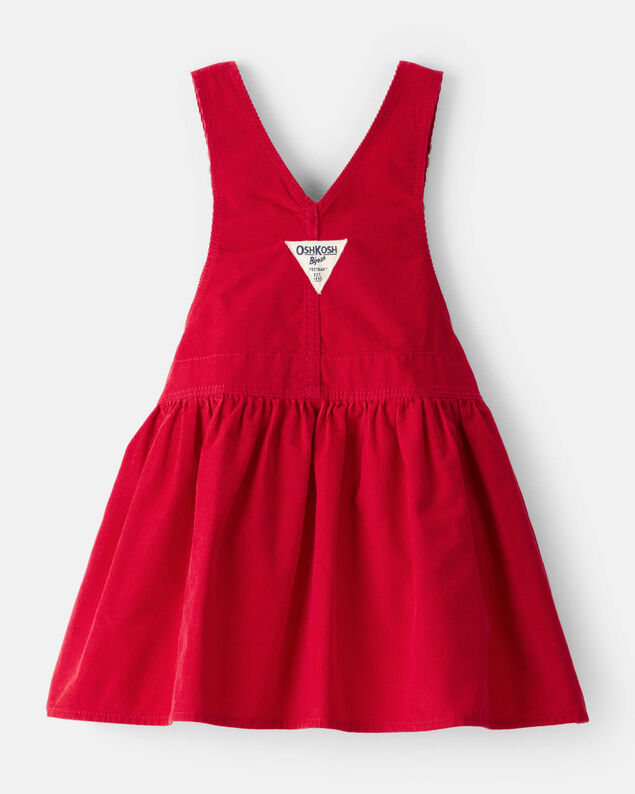 Product image 2 of Toddler Girl Corduroy Skirtall - Red