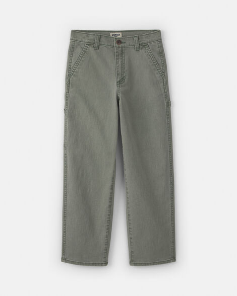 Boys Straight-Leg Pants - Green