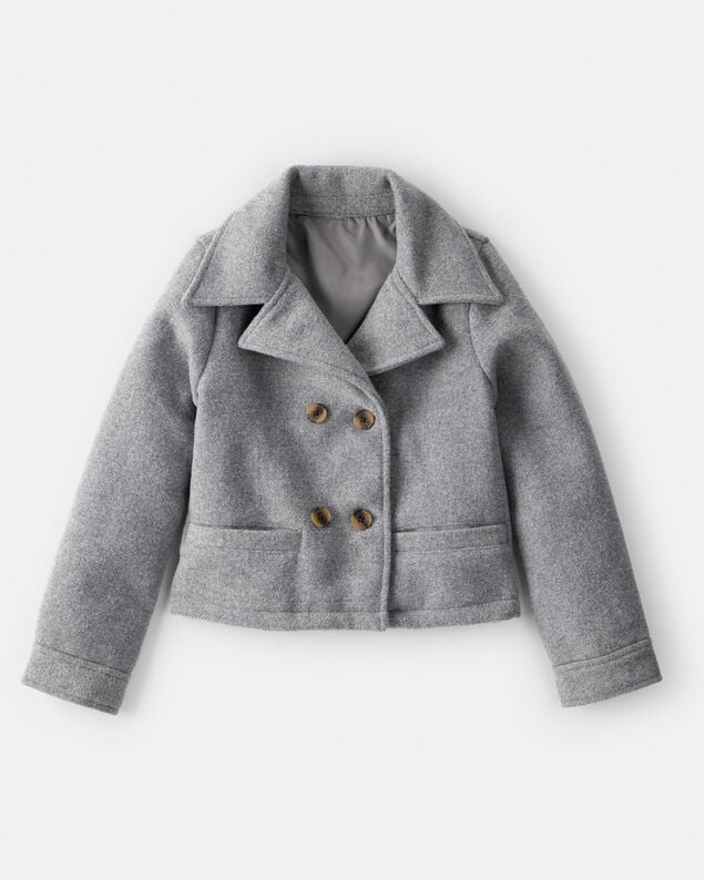 Product image 1 of Girls Long-Sleeve Fashion Jacket - Grey