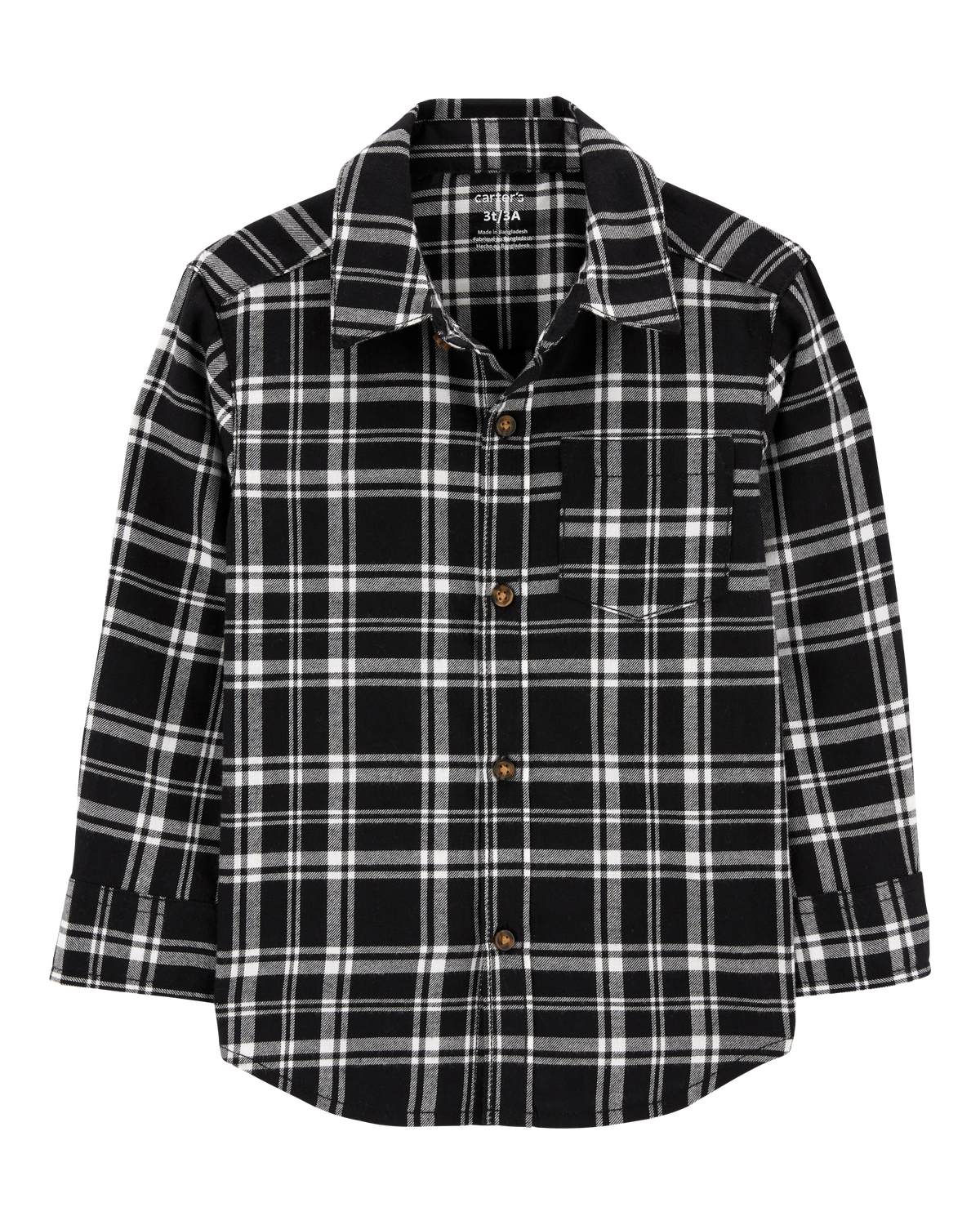 Toddler Plaid Twill Button Down Shirt Carter s Carter s