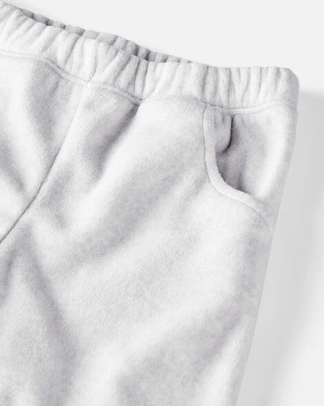 Toddler Girl 2-Piece Recycled Microfleece Set - Grey