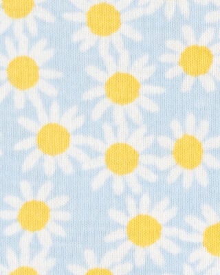Product image 2 of Toddler Daisy Floral Snug Fit Cotton 1-Piece Pajamas - Blue
