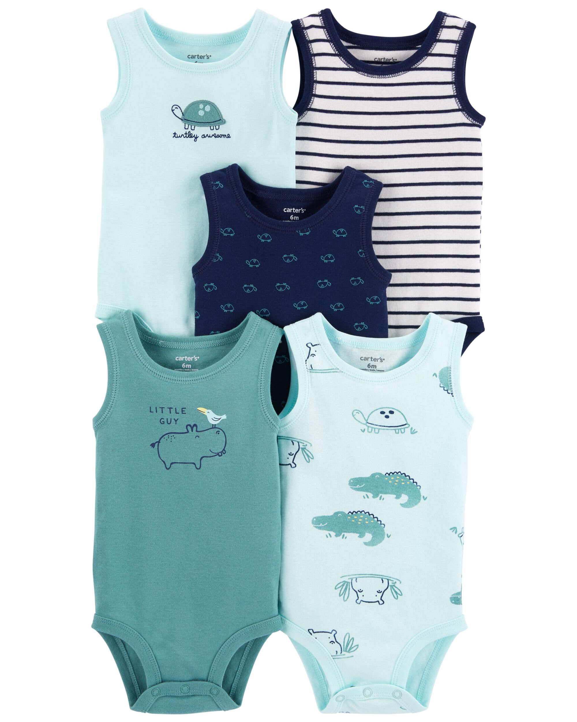  *CLEARANCE* 5-Pack Tank Bodysuits 