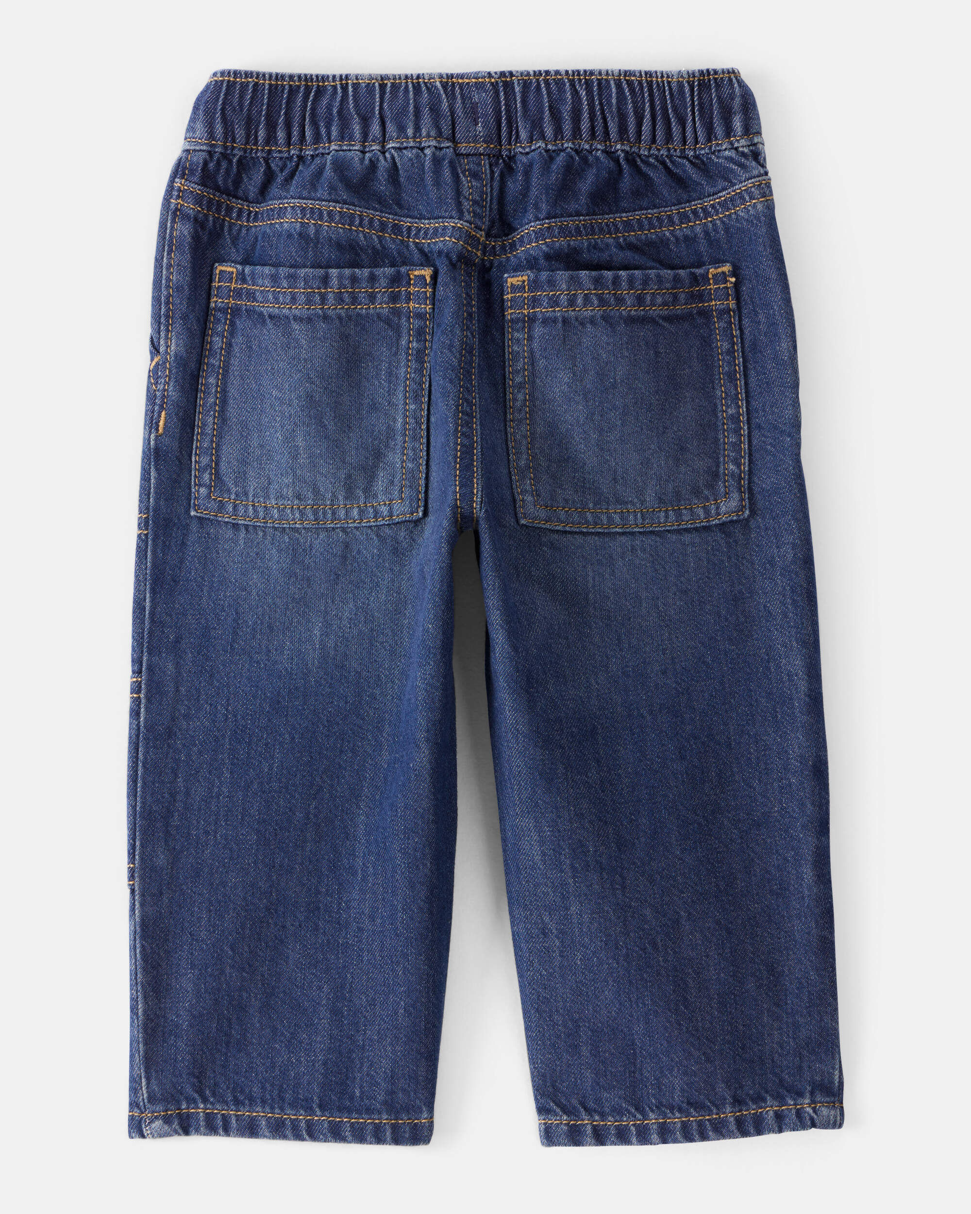 Baby Boy Denim Pull-On Jeans - Blue