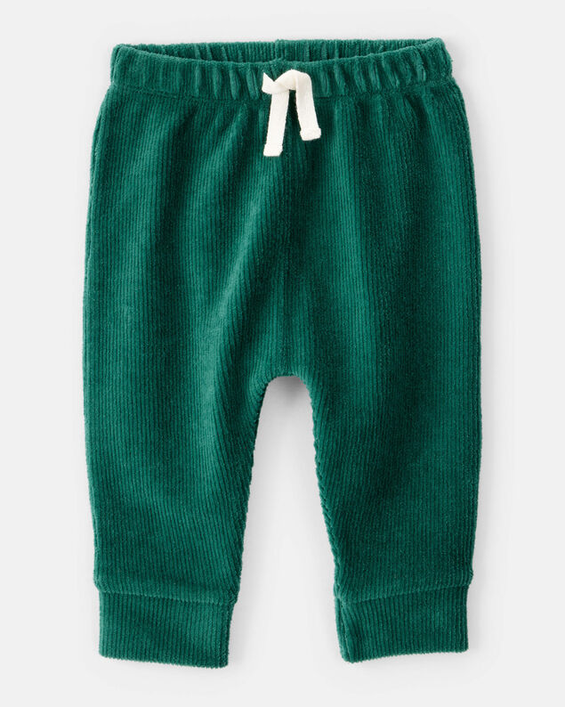 Product image 2 of Baby 2-Piece Santa Is My Bestie Long-Sleeve Tee & Pant Set - Green