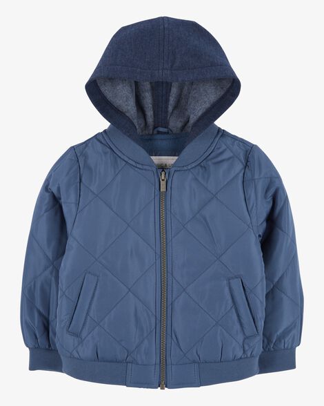  Product image 1 of Toddler Quilted Bomber Jacket