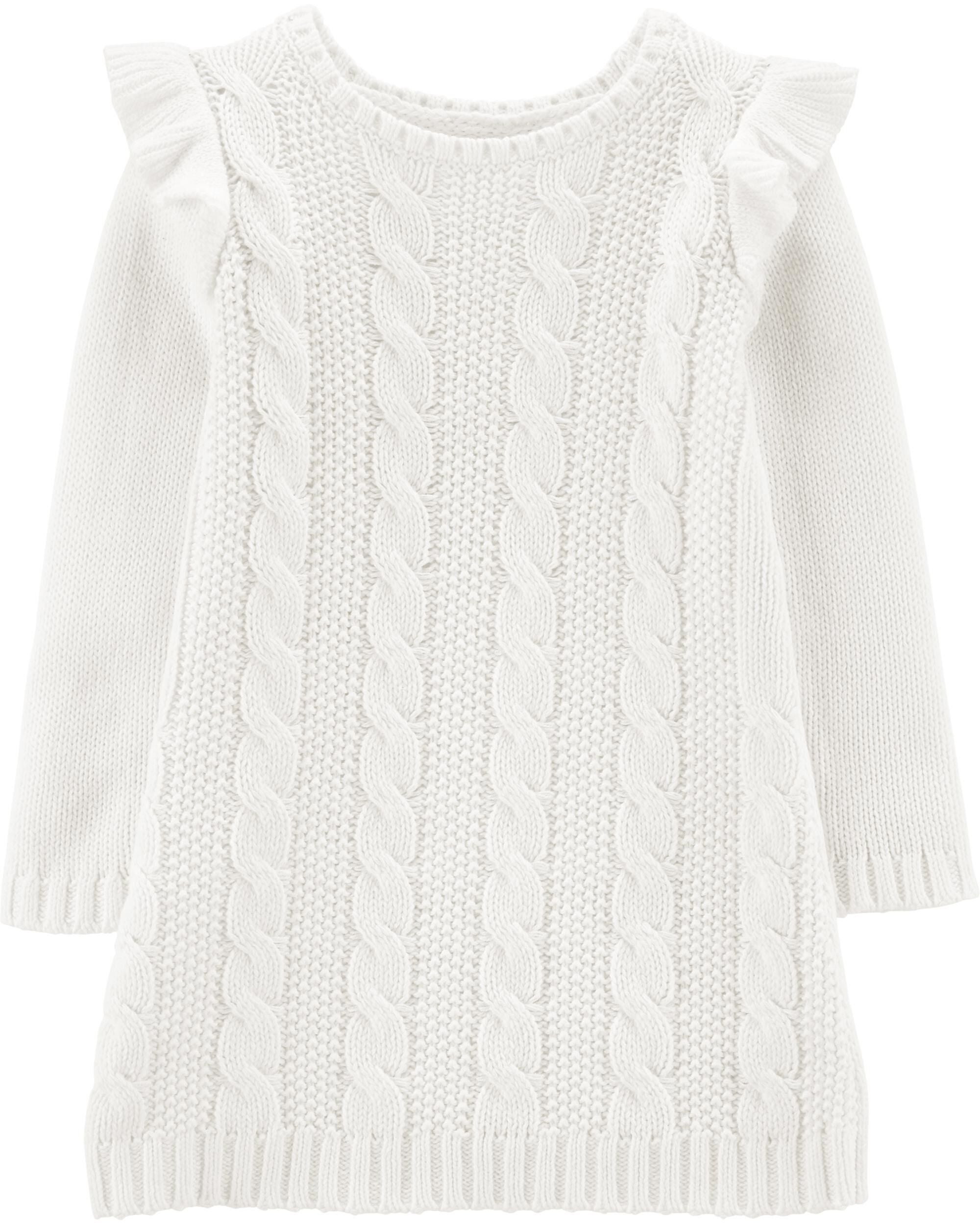 carters cable knit sweater dress