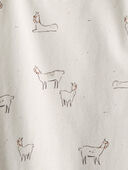 Sweet Cream and Olive - Toddler 2-Pack Organic Cotton Holiday Print T-Shirts, Selected