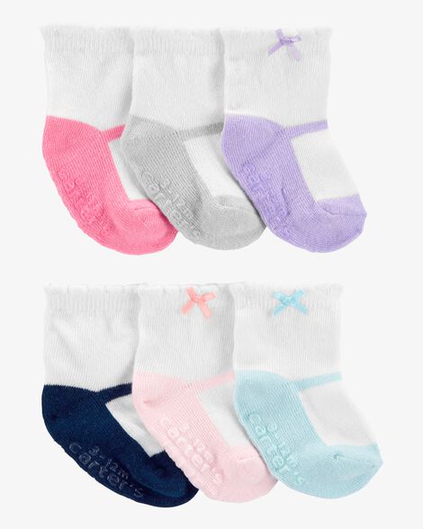  Product image 1 of Baby 6-Pack Ballet Booties