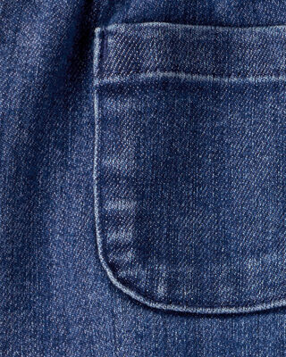 Product image 2 of Toddler Girl Denim Button-Front Skirt - Blue