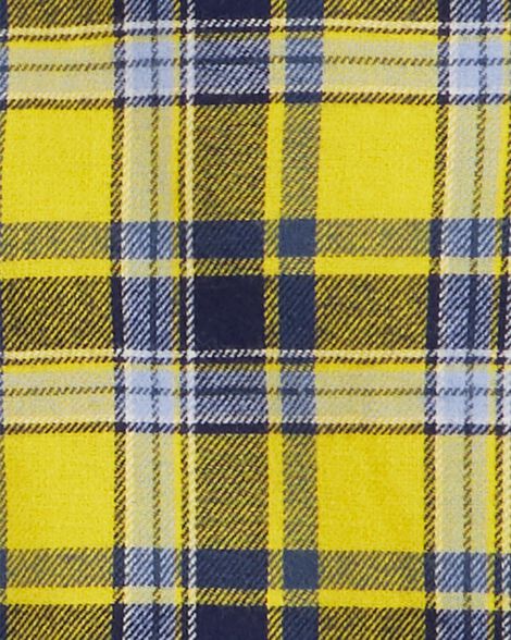 Product image 2 of Toddler 2-Piece Plaid Button-Front Shirt & Twill Denim Pants